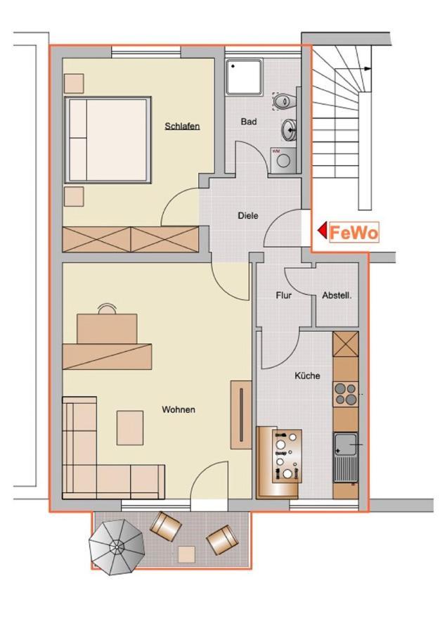 Ferienwohnung Am Alten Weinberg バート・ベルレブルク エクステリア 写真